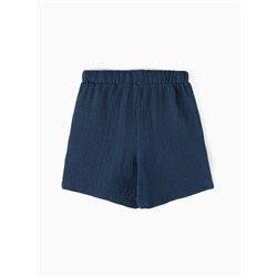 Шорты из муслина для мальчика KAFTAN, рост 128 см, синие