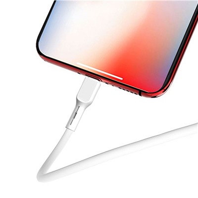 Кабель USB - Type-C SKYDOLPHIN S58T (повр. уп.)  100см 2,4A  (white)