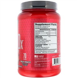 BSN, Формула с аминокислотами Amino-X, выносливость и восстановление, фруктовый пунш, 1,01 кг (2,23 фунта)