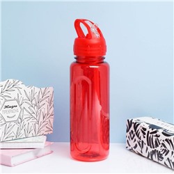 Бутылка для воды спортивная «Бараолт», 650 мл, с поильником, 24×7 см, цвет МИКС