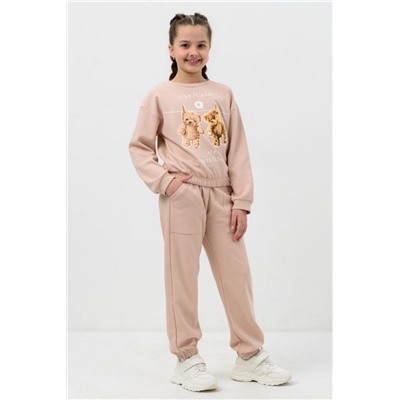 Костюм Симпатяжка толстовка с брюками детский (Бежевый)