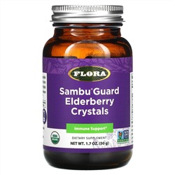Flora, Sambu Guard Elderberry Crystals, Immune Support, 1.7 oz ( 50 g)