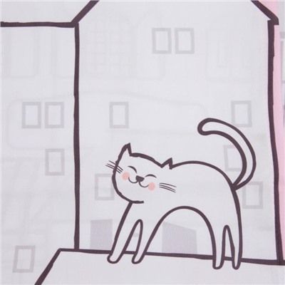 Шторы портьерные «Этель» Sweet home rose, 145×260 см, 2 шт., габардин