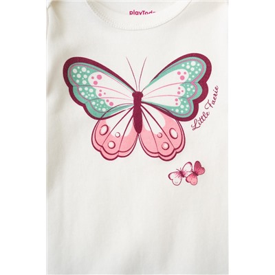 Боди детское трикотажное для девочек, 3 шт в комплекте PLAYTODAY, 1240124