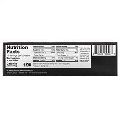 Dr. Murray's, Superfoods Protein Bars, Vegan Vanilla Almond Crave , 12 Bars, 2.05 oz (58 g) Each