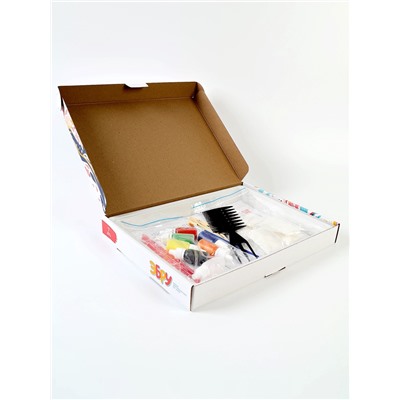 Набор для рисования на воде эбру, 7 цветов, А4