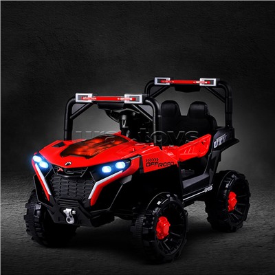 Электромобиль детский "Внедорожник" (цвет красный)