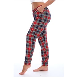 Брюки пижамные женские в клетку