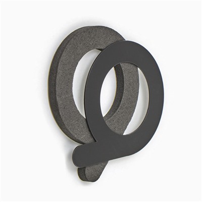 Часы настенные интерьерные, 3d «Аба», плавный ход, наклейка, большие, d-70 см