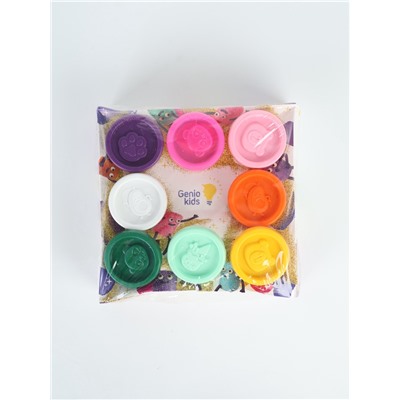 УЦЕНКА Набор для детской лепки "Тесто-пластилин с блестками, 8 цветов" TA2017