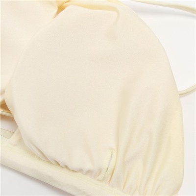 Купальник раздельный с люрексом женский MINAKU, размер 46, цвет молочный