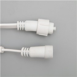 УЦЕНКА Гирлянда «Занавес» 2×6 м, IP44, УМС, белая нить, 1440 LED, свечение синее, 220 В