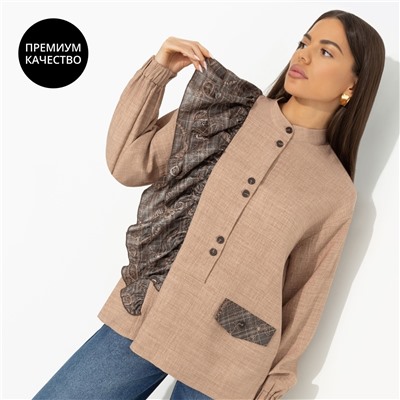 Рубашка дизайнерская, Личное достижение (brown)