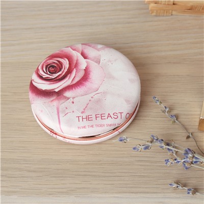 Зеркало карманное 7 см / MB-25 /уп 12/300/