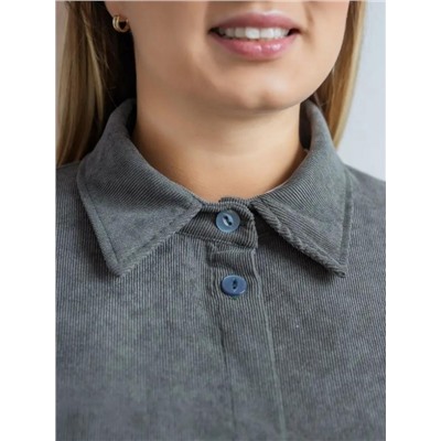 Рубашка женская вельвет РЖМ-01 (Хаки)