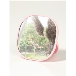 Зеркало карманное «Узор», с подставкой, 8×8 см, чёрное