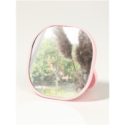 Зеркало карманное «Узор», с подставкой, 8×8 см, чёрное