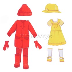 Дашина одежда, фетр