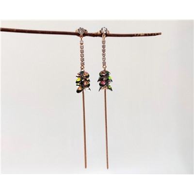 Серьги с кристаллами Swarovski