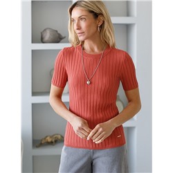 Джемпер тонкой вязки из вискозы с нейлоном