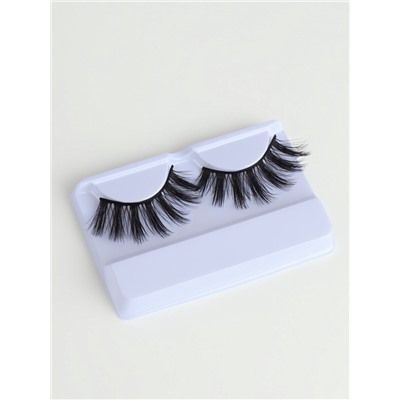 Ресницы накладные «Эффектность», 18-20 мм, без клея, чёрные