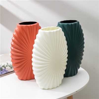 Ваза для цветов, пластик, 10×18×27.5 см, 2.7 л, МИКС