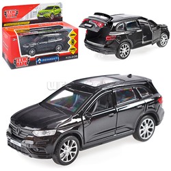 Машина металл Renault Koleos, 12см, (открыв. двери, черный) инерц, в коробке