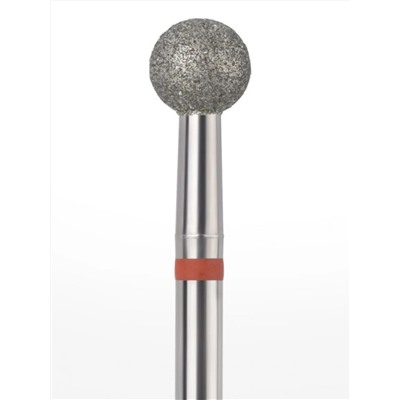 MANITA Фреза алмазная шар для аппаратного маникюра 856.104.001.048.050 ФАШ-5,0М, красная насечка, ø 5 мм, 5 шт. 28335