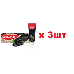Colgate зубная паста 75мл Эффективное отбеливание с Углем 3шт
