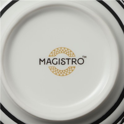 Салатники Magistro Hypnose, 650 мл, 14.7×7 см, набор 2 шт., фарфор, белые