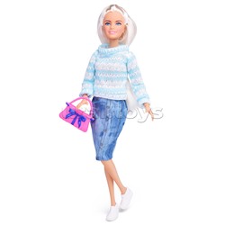 Кукла София с дочкой, 29 см. (руки и ноги сгиб, с аксесс.) в коробке