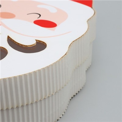 Коробка новогодняя подарочная «Дедушка Мороз», 16.5×25×5 см