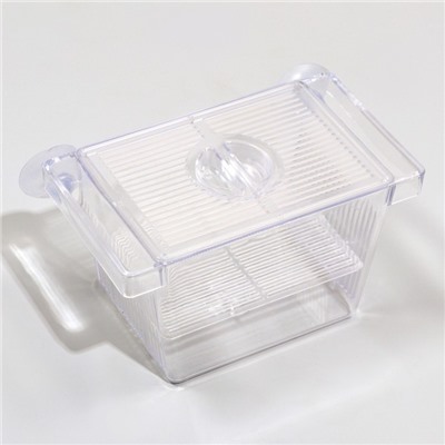 Отсадник малый, 12.5×7×7 см, на присосках, пластик