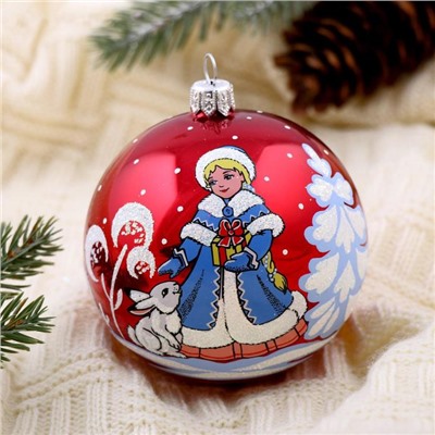 Ёлочный шар «Любава», новогодний, d=8.5 см, МИКС