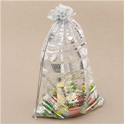 Мешочек подарочный органза «Волшебного Нового года», 20×30 см ± 1.5 см