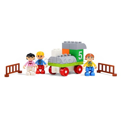 Конструктор Макси "Железнодорожный вокзал" (121 элемент) (в пакете)