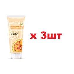 Magrav 27/1 Fresh form Гель-пенка для умывания Розовый грейпфрут и бергамот 200мл 3шт