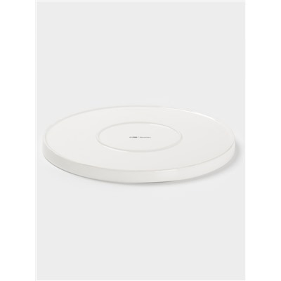 Блюдо для пиццы Magistro White Snow, d=32 см, фарфор, белое