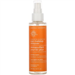 Earth Science, Eye Makeup Remover, Chamomile & Green Tea, Fragrance Free, 4 fl oz (118 ml)
