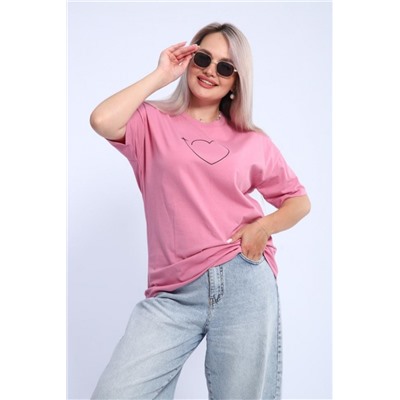 Футболка женская ФЖ0062А (Лиловый)