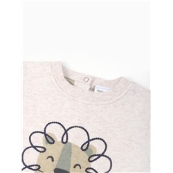 Костюм детский (свитшот, штанишки) «Крошка Я», размер 62-68 см, серый/зеленый