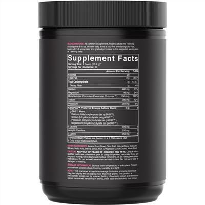 Sports Research, Keto Plus, GO BHB +, малиновый лимонад, 11,2 унции (318 г)