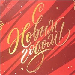 Пакет подарочный новогодний ламинированный «С Новым годом», 23×35×20 см