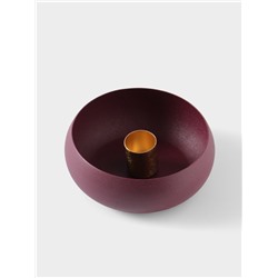 Подсвечник на 1 свечу на магнитах «Баклажан», 11×11×4 см