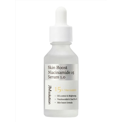 JMsolution Сыворотка для лица с ниацинамидом 15% / Skin Boost Niacinamide 15 Serum 1.0, 30 мл 28519