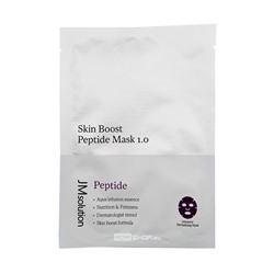 Антивозрастная тканевая маска с пептидами Skin Boost Peptide Mask 1.0 JMsolution, Корея, 30 мл Акция