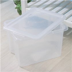 Контейнер для хранения Porter, 21 л, 43×32×27 см, с крышкой, прозрачный