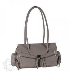 Сумка женская кожаная 3350Q clay apricot Polina&Eiterou