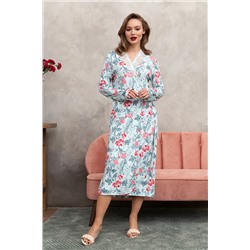 Халат ночной женский Mia Cara SS23WJ330 Blueberry Night