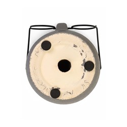 Декоративный горшок для цветов «Который выжил», 550, мл, 12×10×10 см, керамический, серый